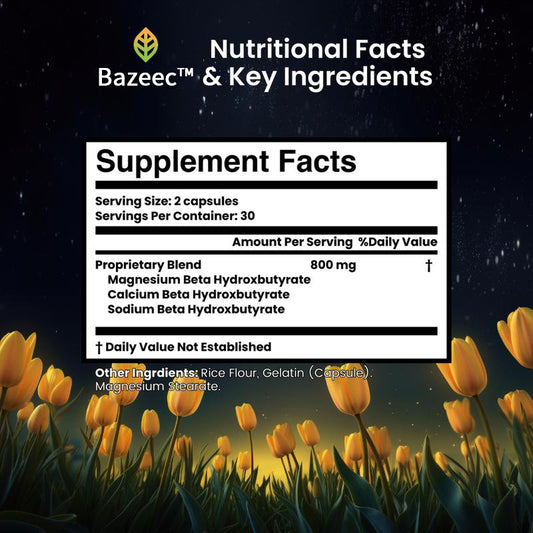 Advanced BHB Formula - Healthcare Supplement- 100% Natural - 2 Caps/Day