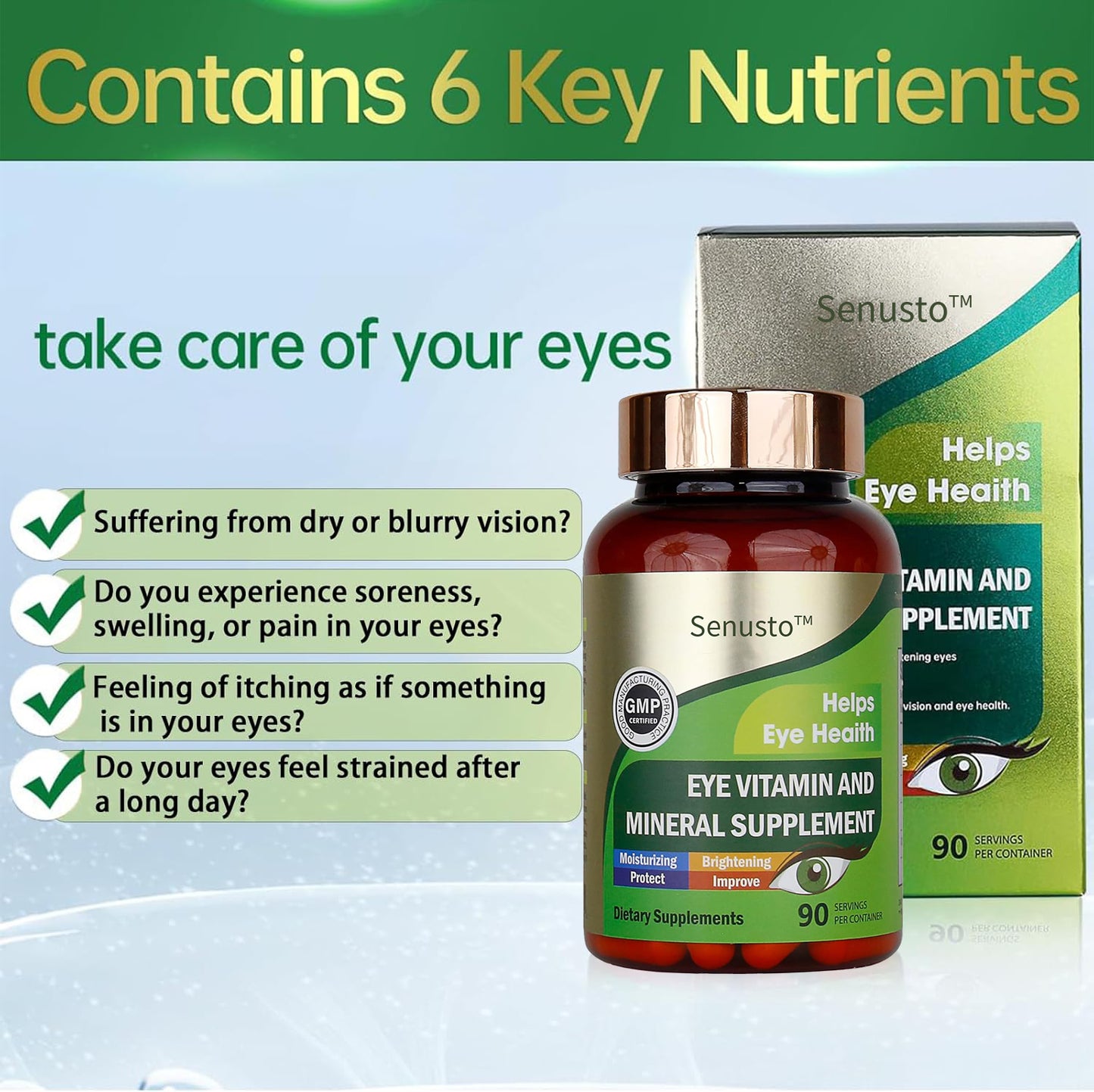 Lutein Eye Vitamins Supplement