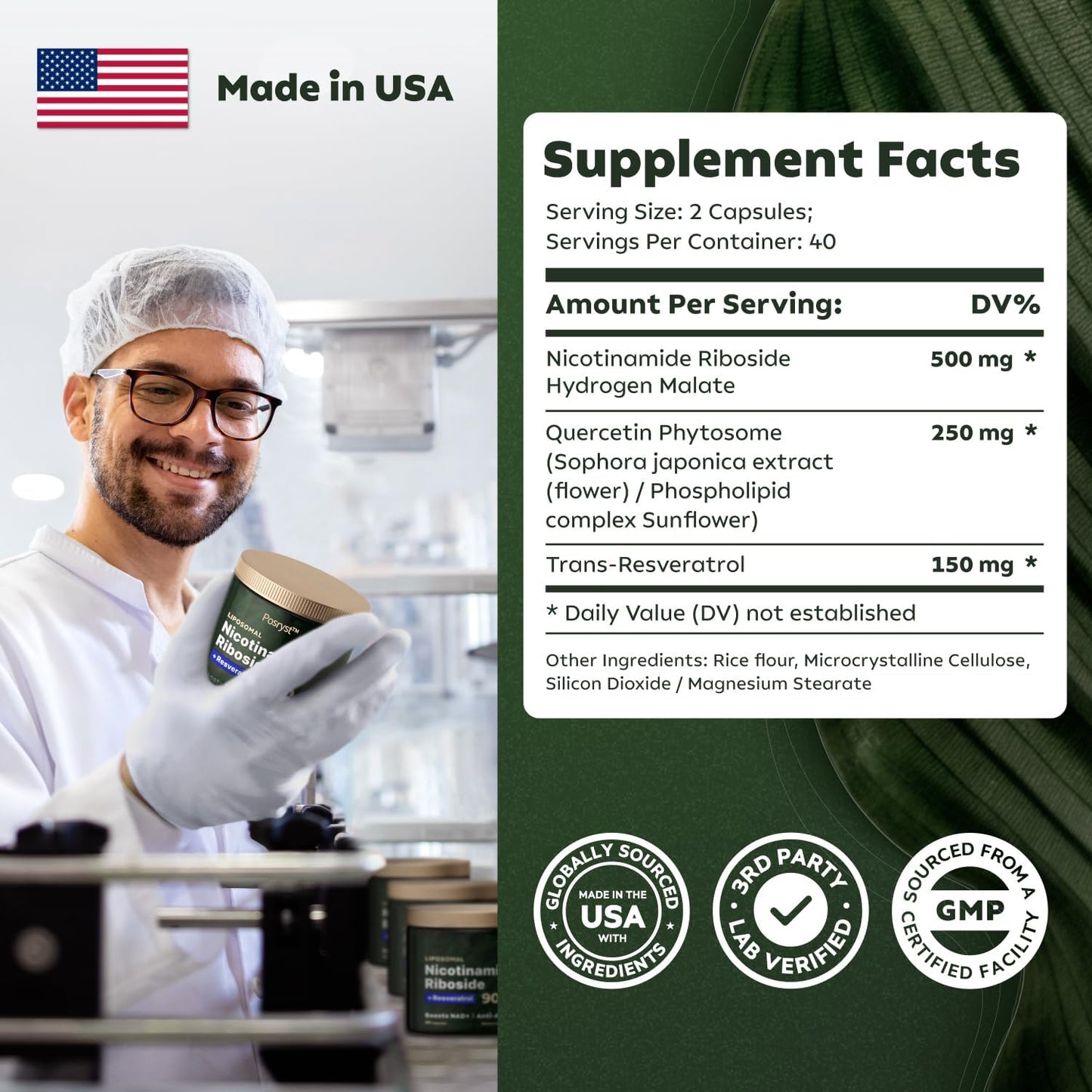 Supplement for Skin Aging Support, Energy, and Focus - 80 Count - Vitamin & Wellness Supplements Dietary
