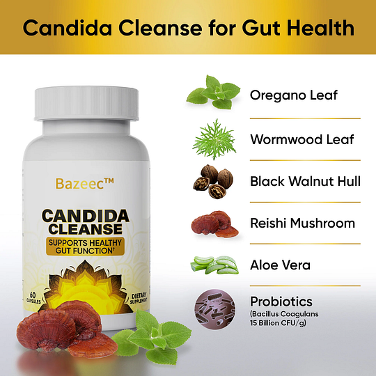 Bazeec™ Candida Cleanse-Gut and Colon Support