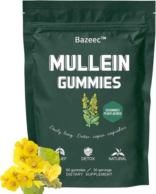 Mullein Gummies | Lung Health & Sinus Relief (30 Day Supply)