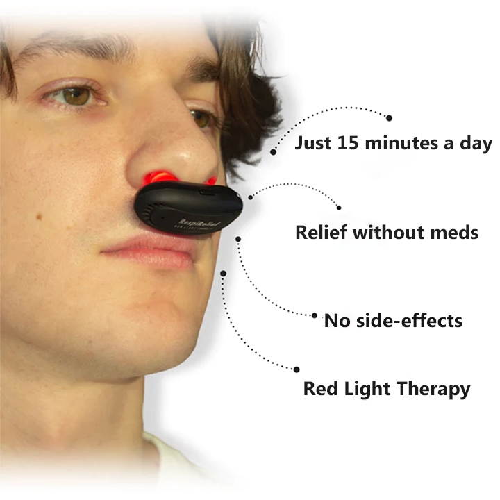 BazeecTM RespiRelief Red Light Nasal Therapy Instrument
