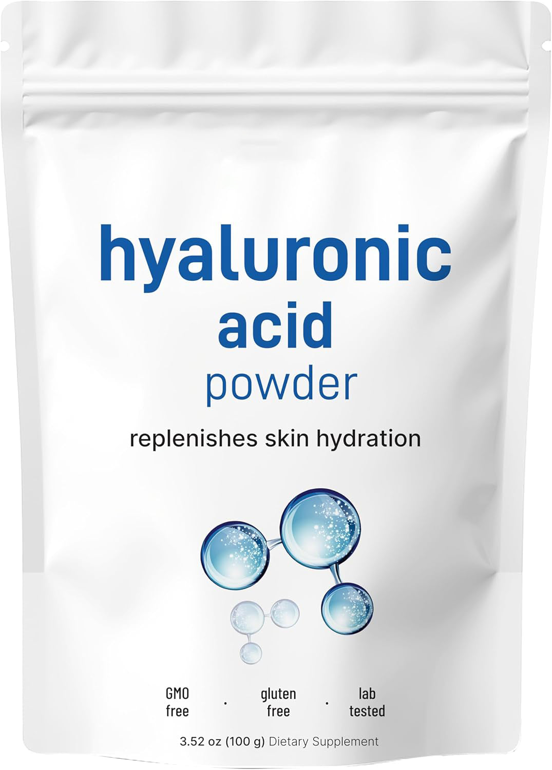 Hyaluronic Acid Powder, DIY Facial Serum, Skin Hydration Care Formula