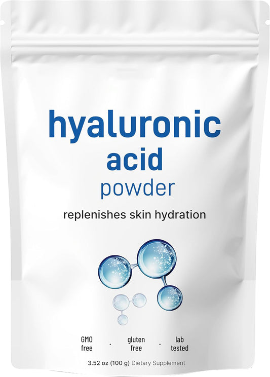 Hyaluronic Acid Powder, DIY Facial Serum, Skin Hydration Care Formula