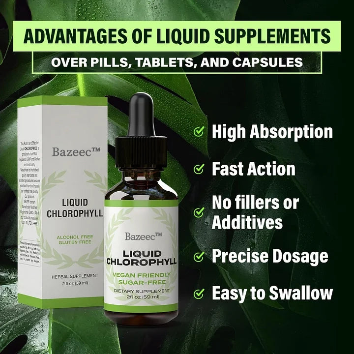 Chlorophyll Liquid Drops