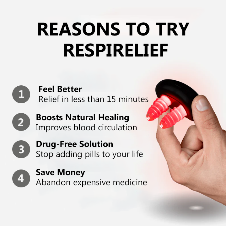 BazeecTM RespiRelief Red Light Nasal Therapy Instrument