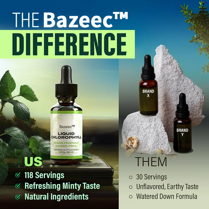 Chlorophyll Liquid Drops