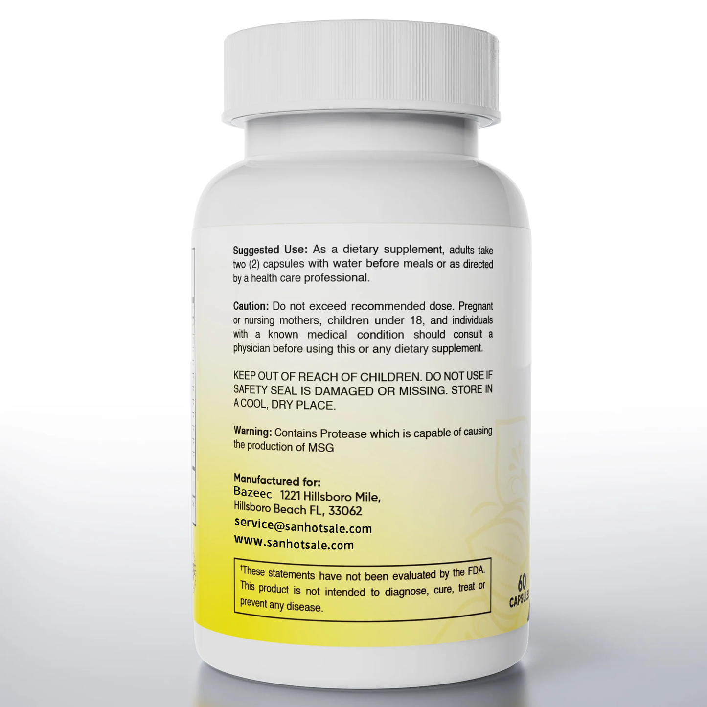 Bazeec™ Candida Cleanse-Gut and Colon Support