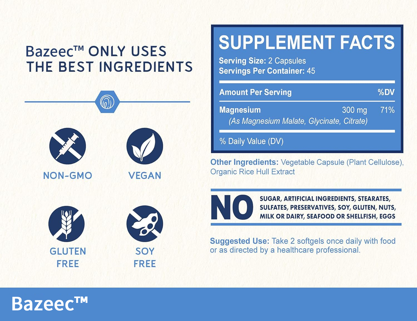BazeecTM Triple Magnesium Complex