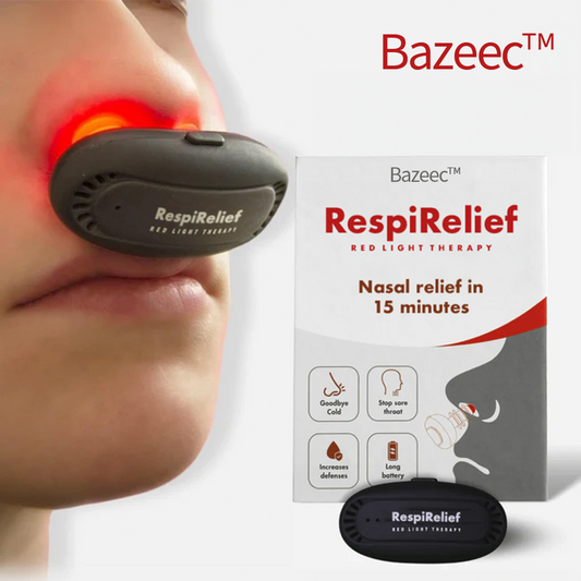 BazeecTM RespiRelief Red Light Nasal Therapy Instrument