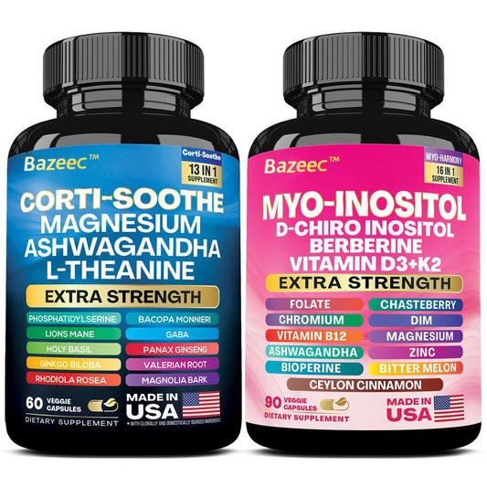BazeecTM Cortisol and Myo-Inositol All-in-One Supplement