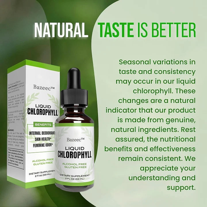 Chlorophyll Liquid Drops