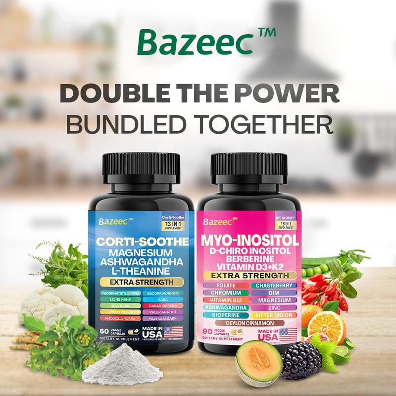 BazeecTM Cortisol and Myo-Inositol All-in-One Supplement